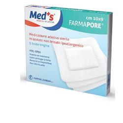 MEDS PORE MEDICAZIONE ADESIVA 10X23 CM 3 PEZZI - Parafarmacia Mostacciano
