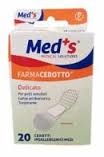 CEROTTO MEDS STRIPS DELICATO TESSUTO NON TESSUTO MEDIO 20 PEZZI - Parafarmacia Mostacciano
