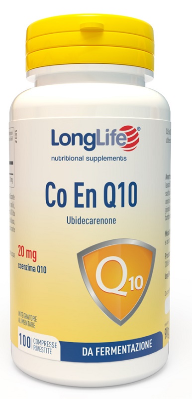 LONGLIFE CO EN Q10 20MG 100 COMPRESSE - Parafarmacia Mostacciano
