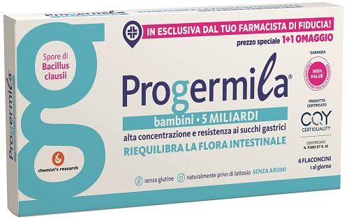 PROGERMILA BAMBINI 5 MILIARDI 6 FLACONCINI 10 ML - Parafarmacia Mostacciano