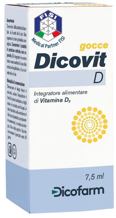 DICOVIT D VITAMINA D3 7,5 ML - Parafarmacia Mostacciano
