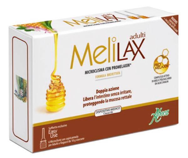 MELILAX ADULTI MICROCLISMI 6 PEZZI 10 G - Parafarmacia Mostacciano