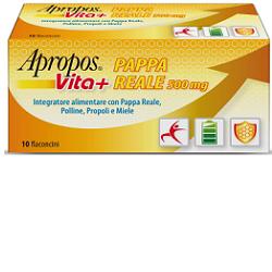 APROPOS VITA+ PAPPA REALE 500 MG 10 FLACONCINI 10 ML - Parafarmacia Mostacciano