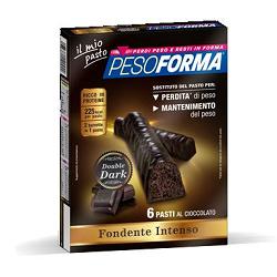 PESOFORMA BARRETTA DOUBLE DARK 6 PASTI 12 X 31 G - Parafarmacia Mostacciano