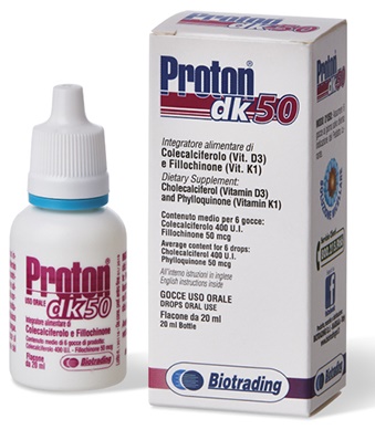 PROTON DK 50 GOCCE 20 ML - Parafarmacia Mostacciano