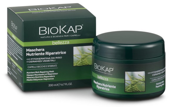 BIOKAP MASCHERA NUTRIENTE/RIPARATRICE 200 ML - Parafarmacia Mostacciano