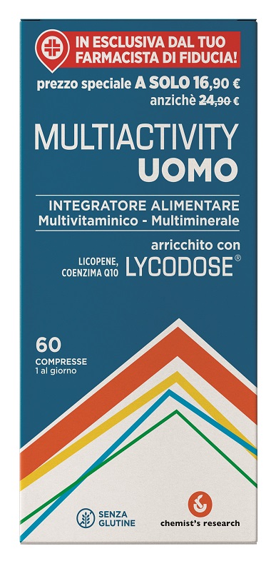 MULTIACTIVITY UOMO 60 COMPRESSE SENZA GLUTINE - Parafarmacia Mostacciano