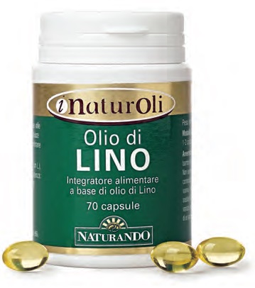 I NATUROLI OLIO DI LINO 70 CAPSULE - Parafarmacia Mostacciano