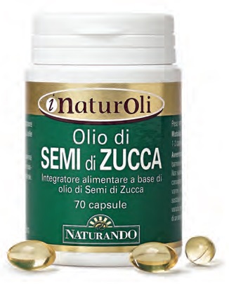 I NATUROLI OLIO DI SEMI DI ZUCCA 70 CAPSULE - Parafarmacia Mostacciano