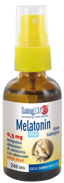 LONGLIFE MELATONIN SPRAY 0,5MG 30 ML - Parafarmacia Mostacciano