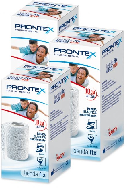 BENDA ELASTICA PRONTEX FIX AUTOFISSANTE 12 CM DI ALTEZZA PER4 METRI IN ESTENSIONE 1 PEZZO - Parafarmacia Mostacciano