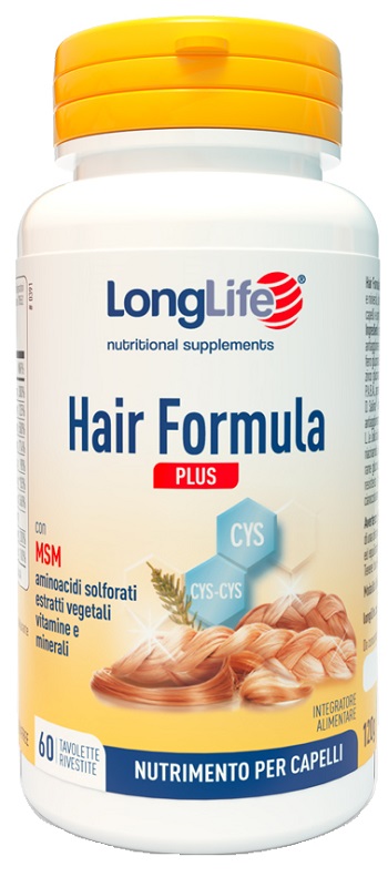 LONGLIFE HAIR FORMULA PLUS 60 TAVOLETTE - Parafarmacia Mostacciano