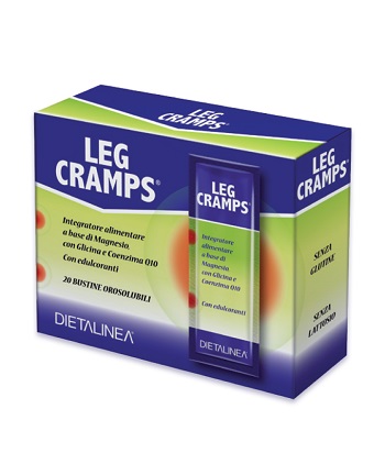 LEG CRAMPS 20 BUSTINE OROSULUBILI DIETALINEA 25 G - Parafarmacia Mostacciano
