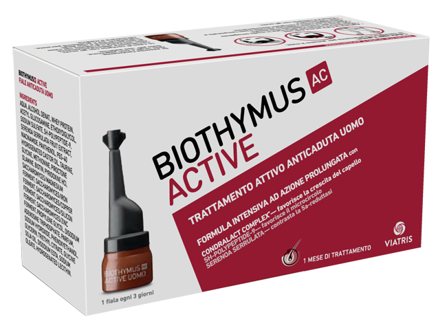 BIOTHYMUS AC ACTIVE TRATTAMENTO ATTIVO ANTICADUTA UOMO 10 FIALE 3,5 ML - Parafarmacia Mostacciano