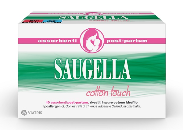 SAUGELLA COTTON TOUCH ASSORBENTI POSTPARTUM - Parafarmacia Mostacciano