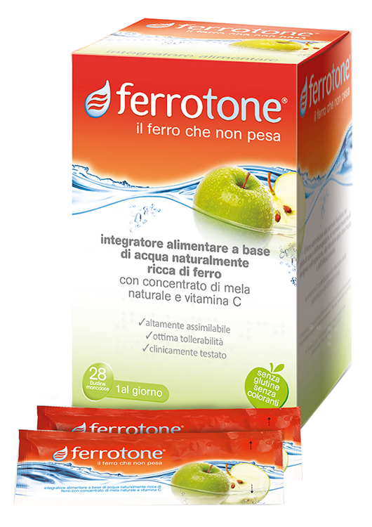 FERROTONE APPLE 28 SACCHETTI 25 ML - Parafarmacia Mostacciano