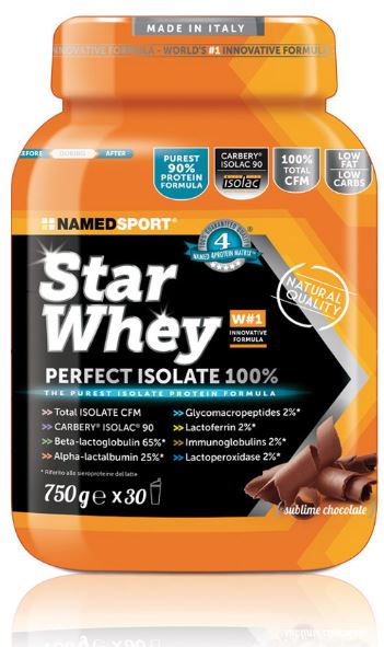 STAR WHEY SUBLIME CHOCOLATE 750 G - Parafarmacia Mostacciano