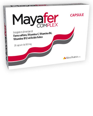 MAYAFER COMPLEX 20 CAPSULE BLISTER 10 G - Parafarmacia Mostacciano