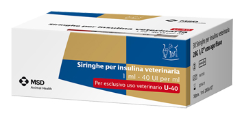 SIRINGA INSULINA USO VETERINARIO MSD-AH 30 SIRINGHE 40 UI/ML - Parafarmacia Mostacciano