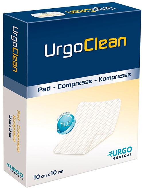 MEDICAZIONE TNT ASSORBENTE GELIFICANTE URGOCLEAN 10X10CM 10 PEZZI - Parafarmacia Mostacciano