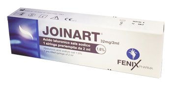 SIRINGA INTRA-ARTICOLARE JOINART ACIDO IALURONICO 1,6% 2 ML 3 PEZZI - Parafarmacia Mostacciano