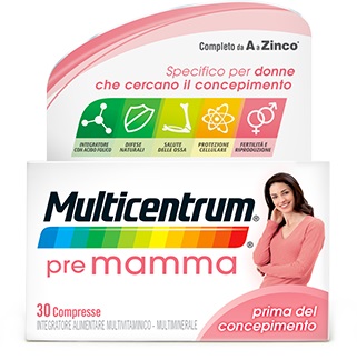 MULTICENTRUM PRE MAMMA 30 COMPRESSE - Parafarmacia Mostacciano