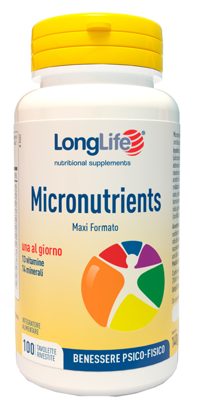 LONGLIFE MICRONUTRIENTS 100 TAVOLETTE - Parafarmacia Mostacciano
