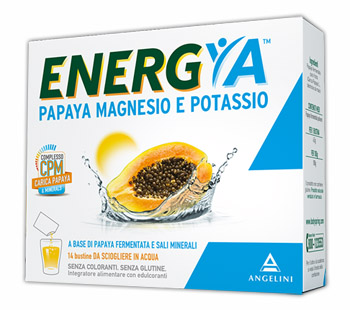 ENERGYA PAPAYA MAGNESIO POTASSIO 14 BUSTINE - Parafarmacia Mostacciano