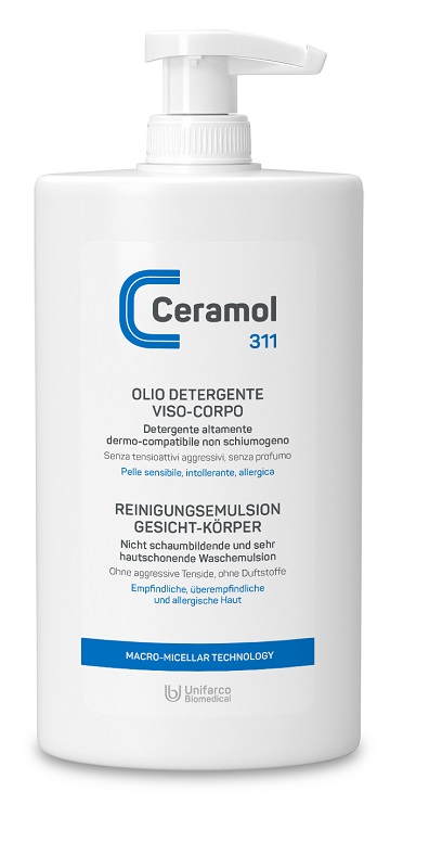 CERAMOL OLIO DETERGENTE VISO/CORPO 400 ML - Parafarmacia Mostacciano