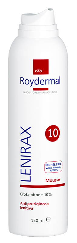 LENIRAX MOUSSE DERMATOLOGICA CROTAMITONE 10 % 150 ML - Parafarmacia Mostacciano