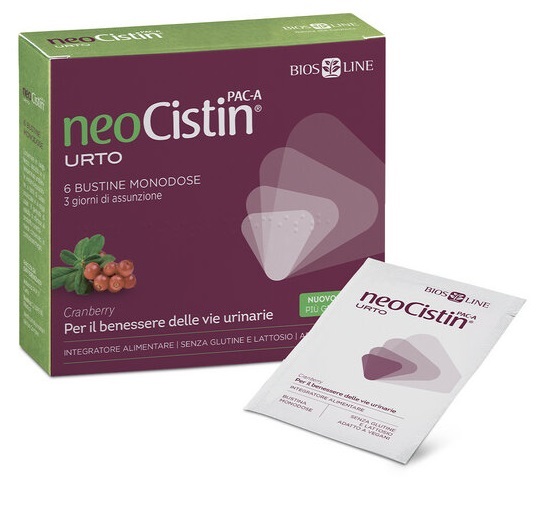 NEOCISTIN PAC A URTO 6 BUSTINE MONODOSE - Parafarmacia Mostacciano