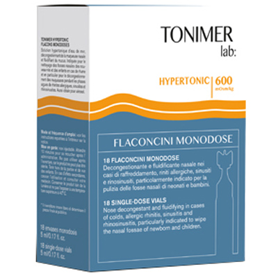 TONIMER LAB HYPERTONIC 18 FLACONCINI MONODOSE - Parafarmacia Mostacciano