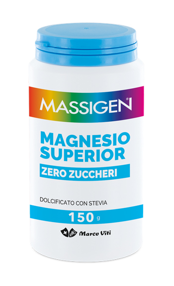 MASSIGEN MAGNESIO SUPERIOR ZERO ZUCCHERI 150 G - Parafarmacia Mostacciano