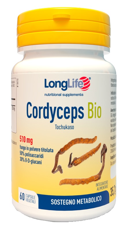LONGLIFE CORDYCEPS BIO 60 CAPSULE - Parafarmacia Mostacciano