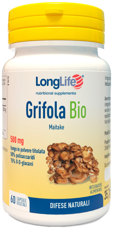 LONGLIFE GRIFOLA BIO 60 CAPSULE - Parafarmacia Mostacciano