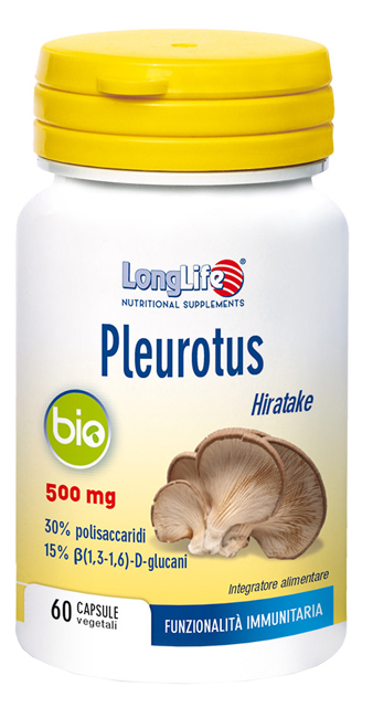 LONGLIFE PLEUROTUS BIO 60 CAPSULE - Parafarmacia Mostacciano