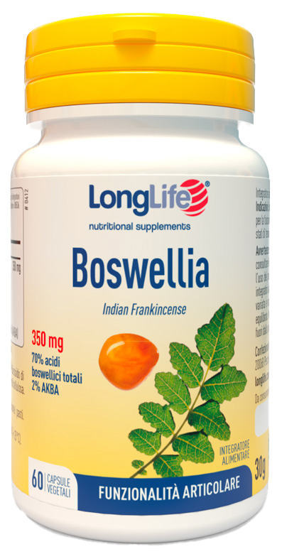 LONGLIFE BOSWELLIA 60 CAPSULE VEGETALI - Parafarmacia Mostacciano