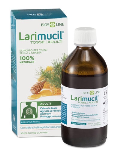 LARIMUCIL TOSSE TOSSE ADULTI SCIROPPO CE 0476V 230 G 175 ML - Parafarmacia Mostacciano