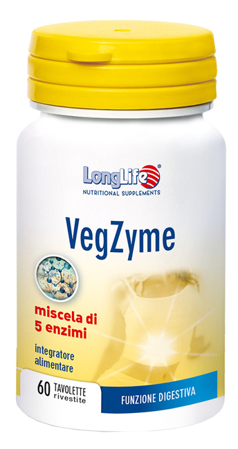 LONGLIFE VEGZYME 60 TAVOLETTE - Parafarmacia Mostacciano