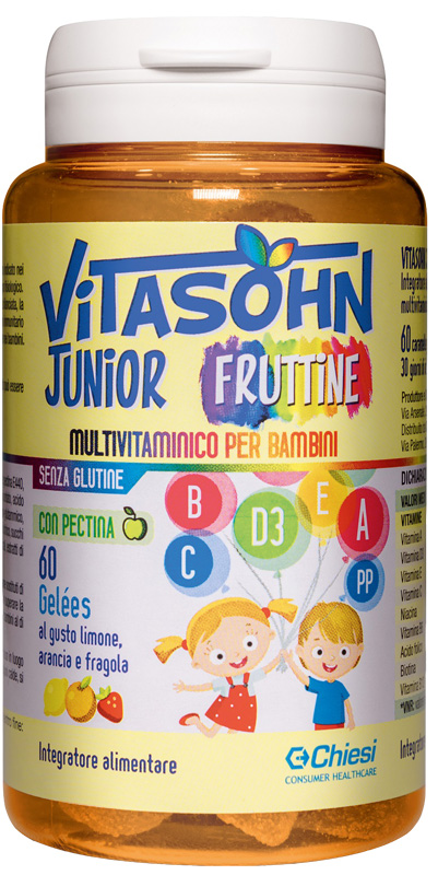 VITASOHN JUNIOR FRUTTINE 60 CARAMELLE - Parafarmacia Mostacciano