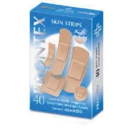 CEROTTO PRONTEX SKIN STRIPS 6 FORMATI ASSORTITI ASTUCCIO 40 PEZZI - Parafarmacia Mostacciano