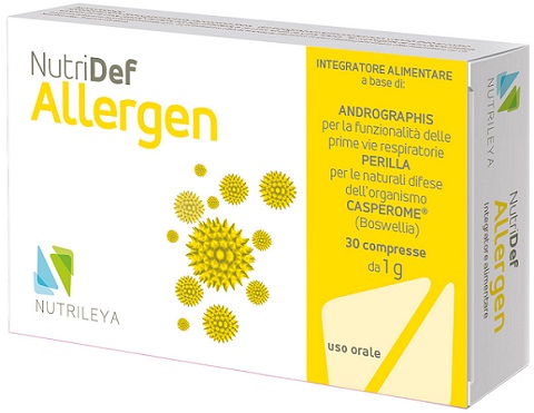 NUTRIDEF ALLERGEN 30 COMPRESSE - Parafarmacia Mostacciano