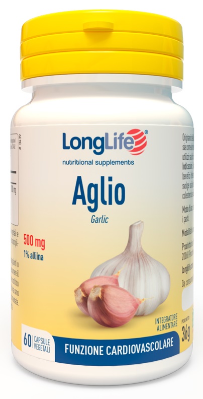 LONGLIFE AGLIO 60 CAPSULE VEGETALI - Parafarmacia Mostacciano