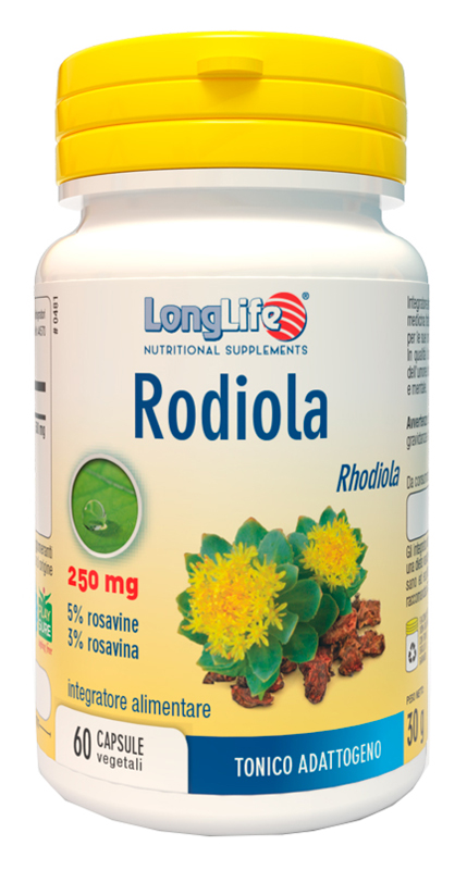 LONGLIFE RODIOLA 60 CAPSULE VEGETALI - Parafarmacia Mostacciano