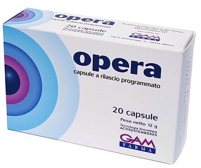 OPERA 20 CAPSULE - Parafarmacia Mostacciano