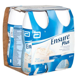 ENSURE PLUS VANIGLIA 4 BOTTIGLIE DA 200 ML - Parafarmacia Mostacciano