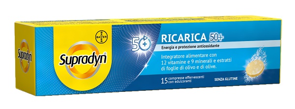 SUPRADYN RICARICA 50+ 15 COMPRESSE EFFERVESCENTI - Parafarmacia Mostacciano