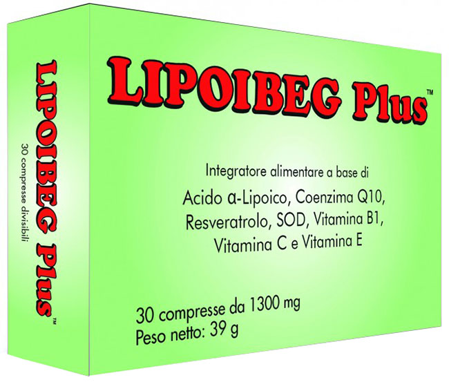 LIPOIBEG PLUS 30 COMPRESSE DA 1300 MG - Parafarmacia Mostacciano