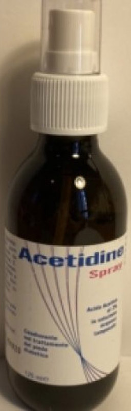 LOZIONE ALL'ACIDO ACETICO 2% IGIENIZZANTE ACETIDINE SPRAY DA125ML - Parafarmacia Mostacciano