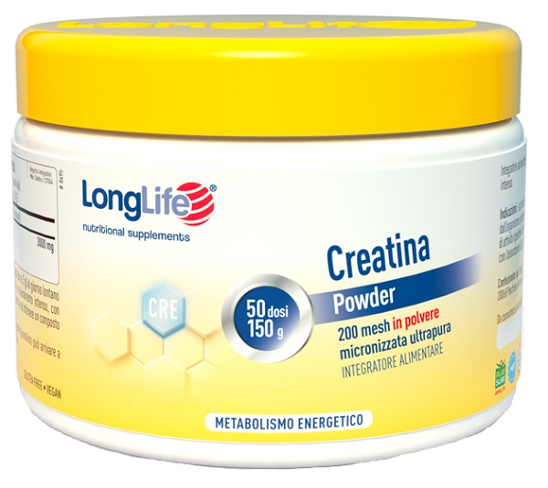 LONGLIFE CREATINA POWDER 150 G - Parafarmacia Mostacciano